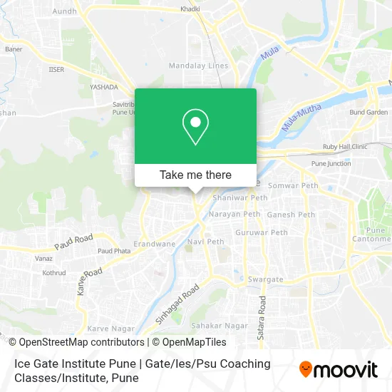 Ice Gate Institute Pune | Gate / Ies / Psu Coaching Classes / Institute map