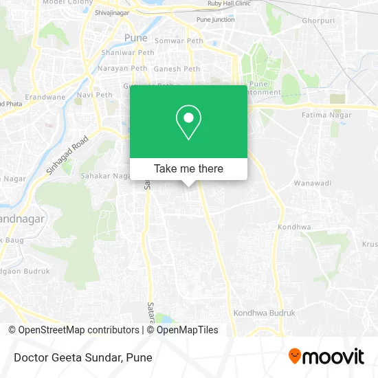 Doctor Geeta Sundar map