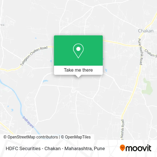 HDFC Securities - Chakan - Maharashtra map
