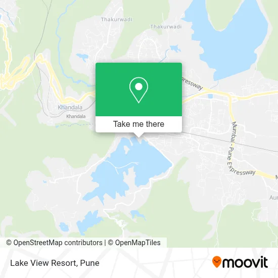 Lake View Resort map