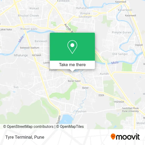 Tyre Terminal map