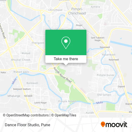 Dance Floor Studio map