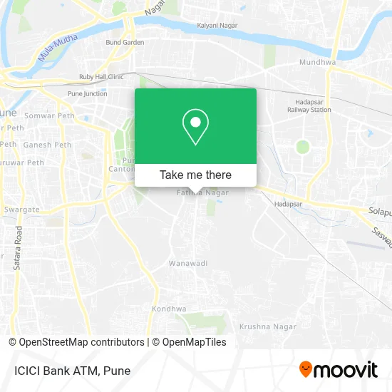 ICICI Bank Atm map