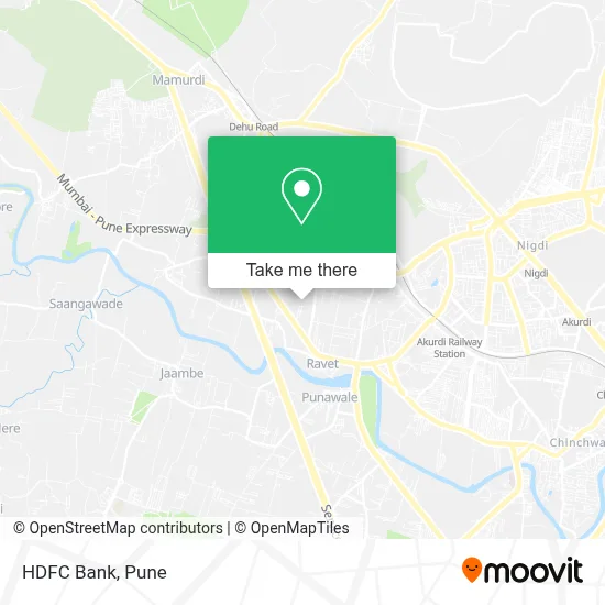 HDFC Bank map