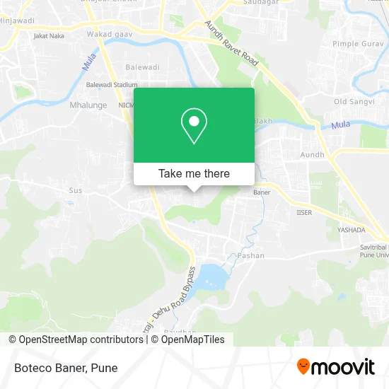 Boteco Baner map
