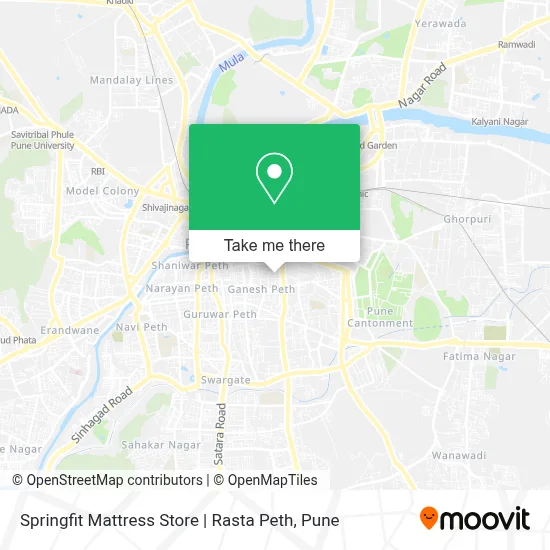 Springfit Mattress Store | Rasta Peth map