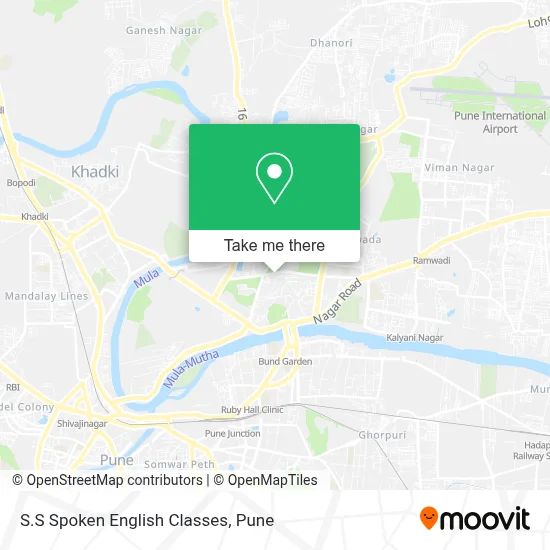 S.S Spoken English Classes map