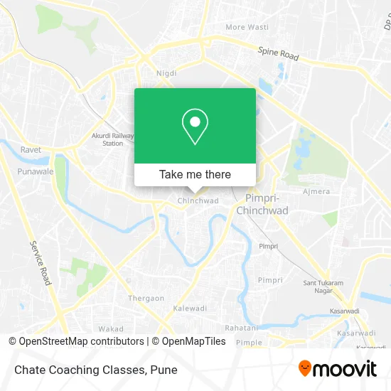 Chate Coaching Classes map