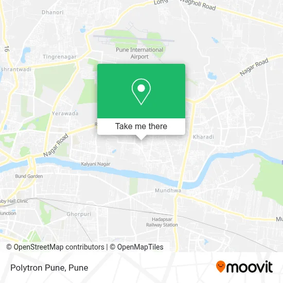 Polytron Pune map