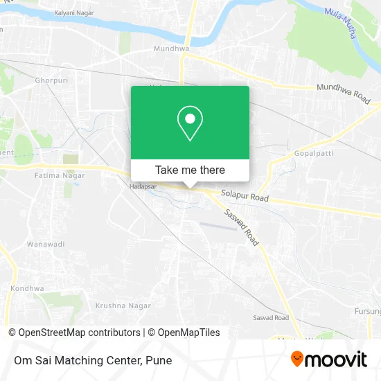 Om Sai Matching Center map