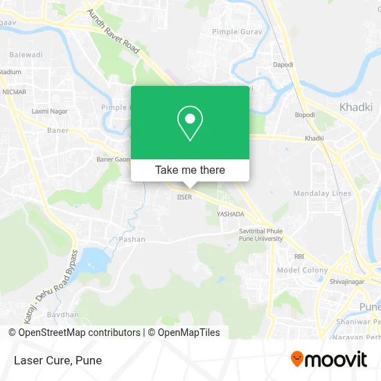 Laser Cure map