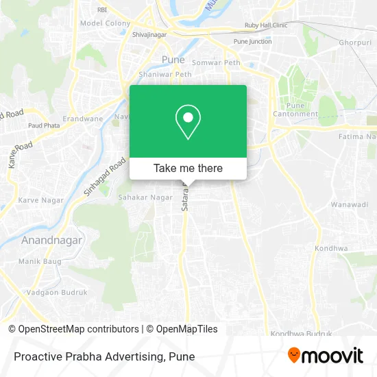 Proactive Prabha Advertising map