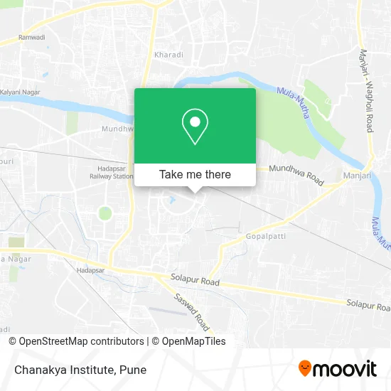Chanakya Institute map