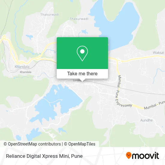 Reliance Digital Xpress Mini map