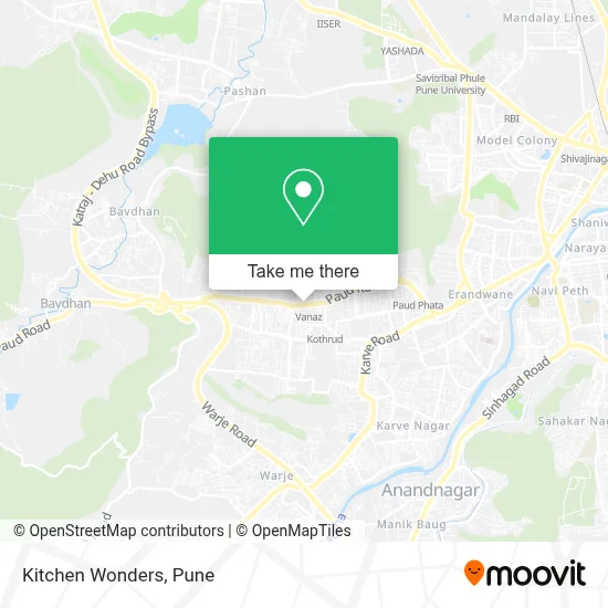 Kitchen Wonders map