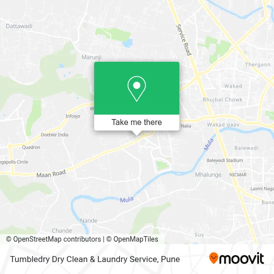 Tumbledry Dry Clean & Laundry Service map