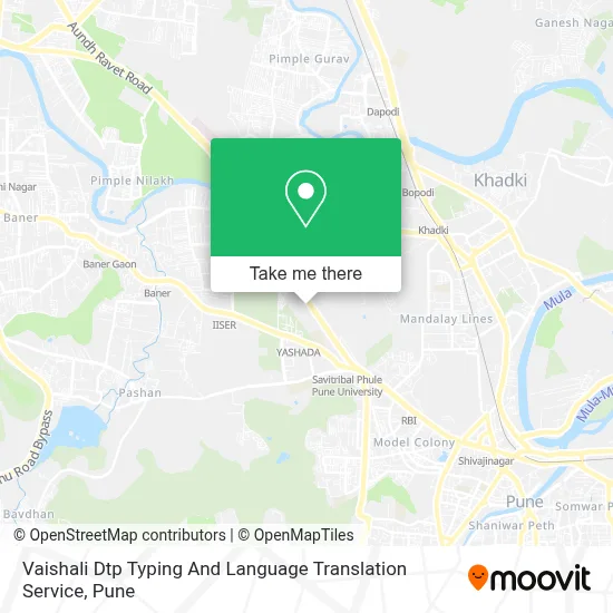 Vaishali Dtp Typing And Language Translation Service map