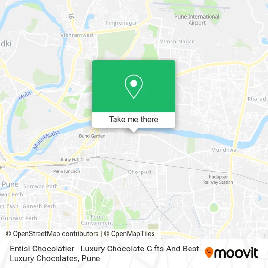 Entisi Chocolatier - Luxury Chocolate Gifts And Best Luxury Chocolates map