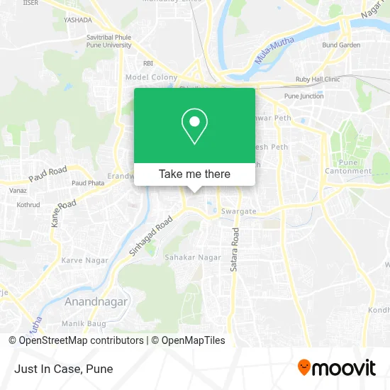 Just In Case map