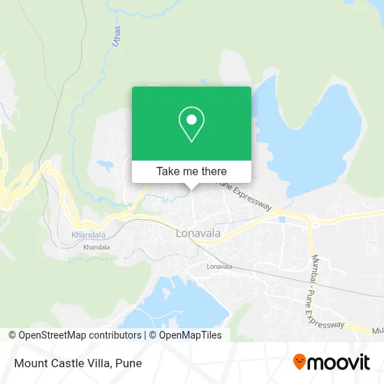 Mount Castle Villa map