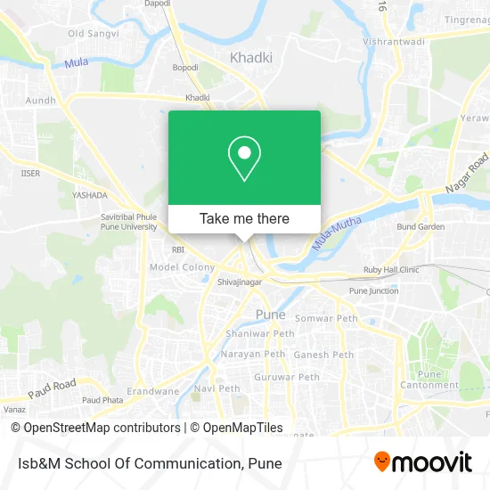 Isb&M School Of Communication map