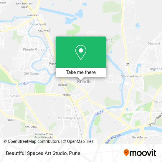 Beautiful Spaces Art Studio map