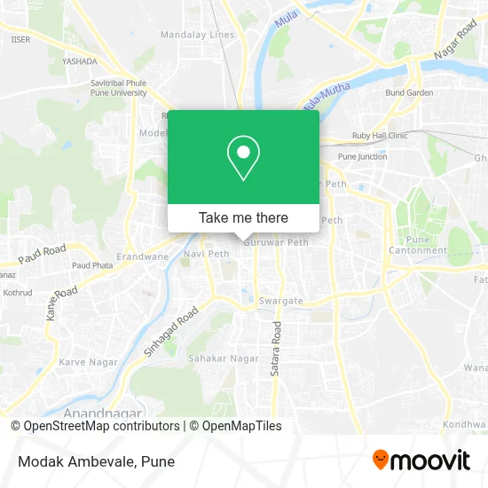 Modak Ambevale map