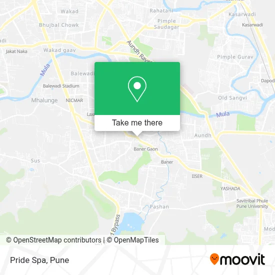 Pride Spa map