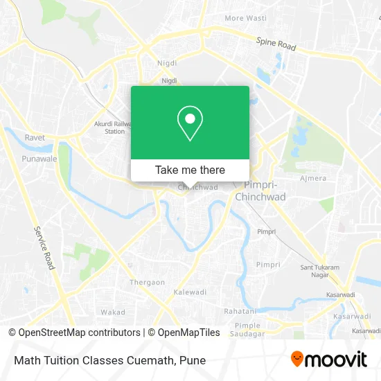 Math Tuition Classes Cuemath map