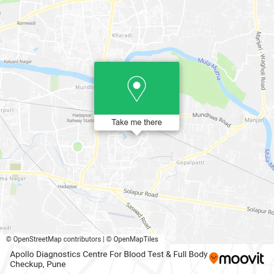 Apollo Diagnostics Centre For Blood Test & Full Body Checkup map