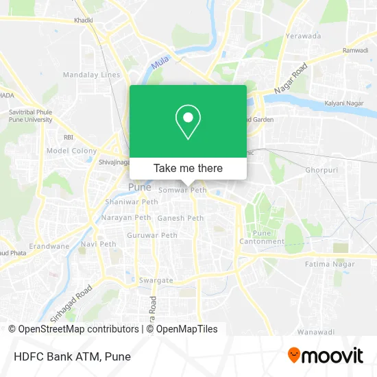 HDFC Bank Atm map