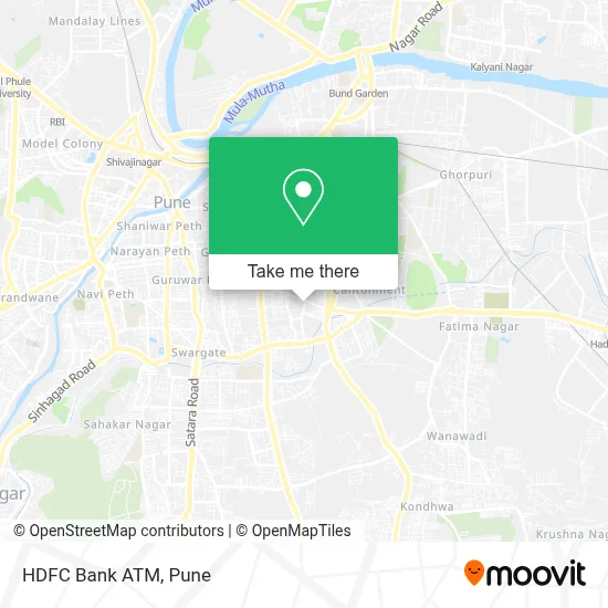 HDFC Bank Atm map