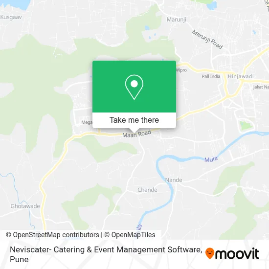 Neviscater- Catering & Event Management Software map