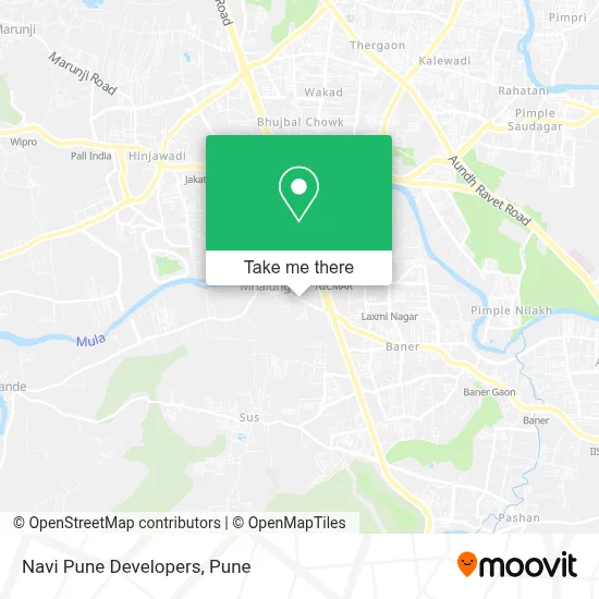 Navi Pune Developers map