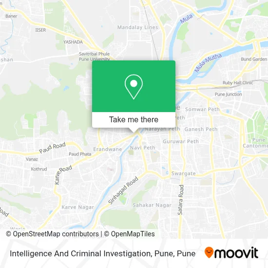 Intelligence And Criminal Investigation, Pune map