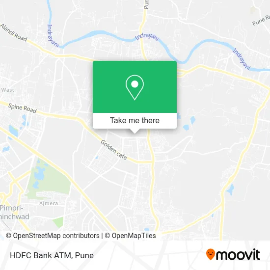 HDFC Bank Atm map