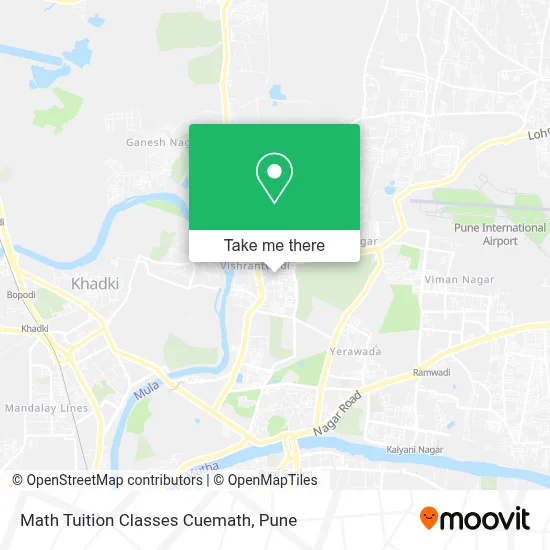 Math Tuition Classes Cuemath map