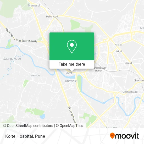 Kolte Hospital map