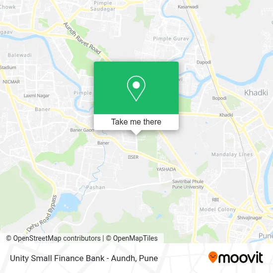 Unity Small Finance Bank - Aundh map
