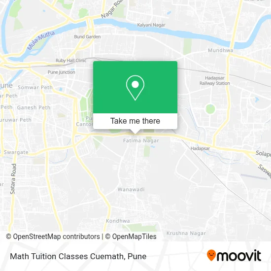Math Tuition Classes Cuemath map