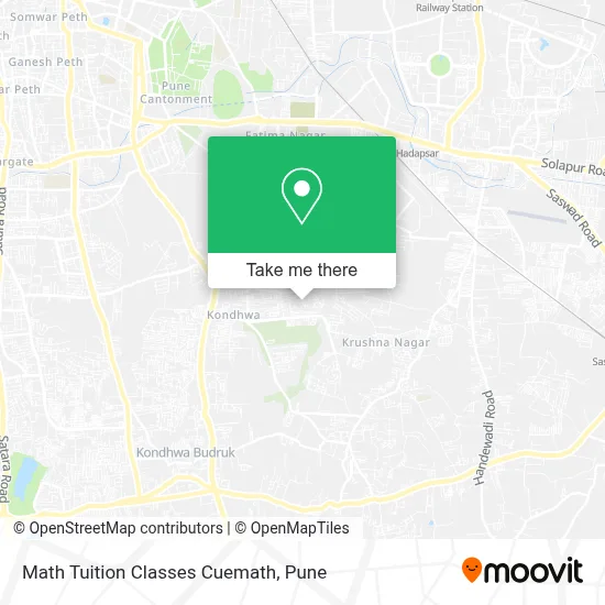 Math Tuition Classes Cuemath map
