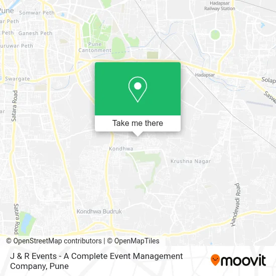 J & R Events - A Complete Event Management Company map