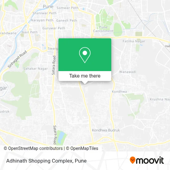 Adhinath Shopping Complex map