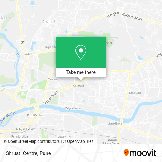 Shrusti Centre map