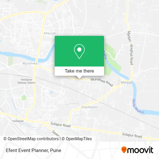 Efent Event Planner map