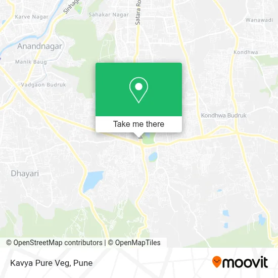 Kavya Pure Veg map