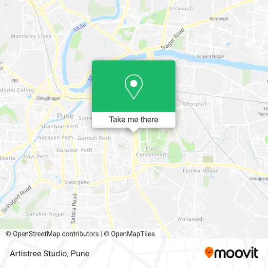 Artistree Studio map