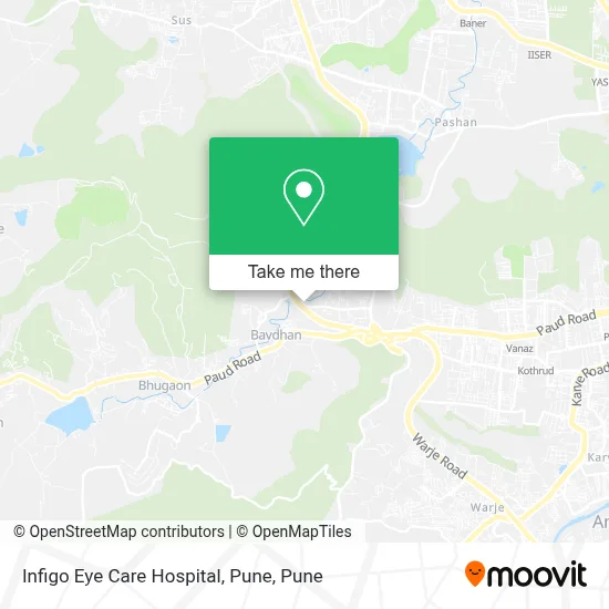 Infigo Eye Care Hospital, Pune map