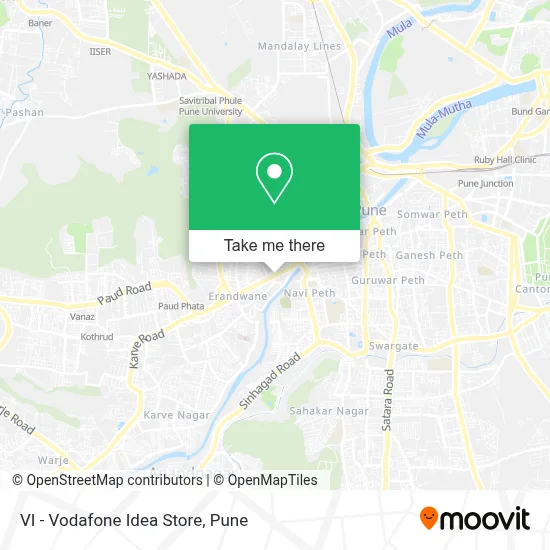 VI - Vodafone Idea Store map