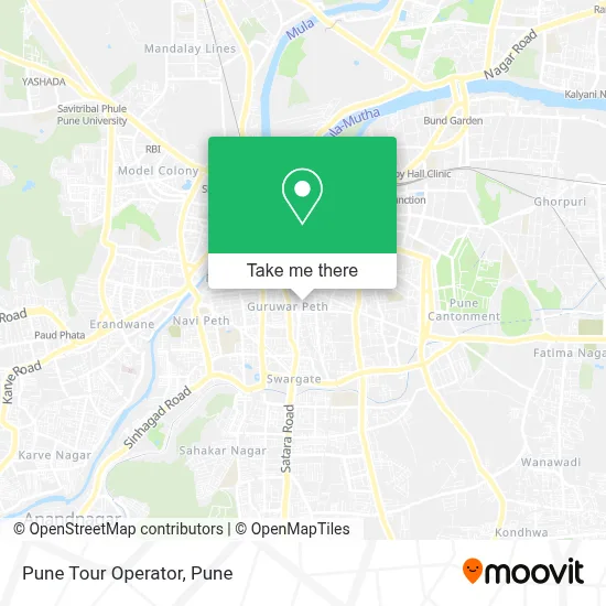 Pune Tour Operator map